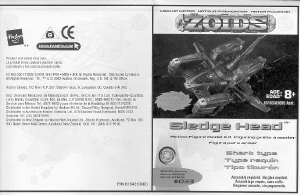 Mode d’emploi Hasbro Zoids Sledge Head