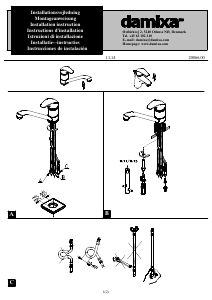 Manual Damixa 1000300 Torneira