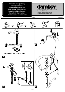 Käyttöohje Damixa 1001000 Vesihana
