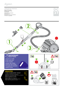 Manuale Dyson DC37 Aspirapolvere