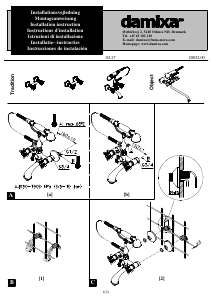 Bruksanvisning Damixa 3702500 Vannkran