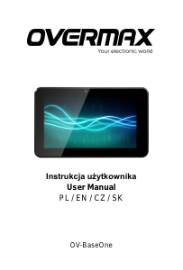 Manuál Overmax BaseOne Tablet