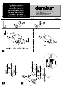 사용 설명서 Damixa 5740000 수도꼭지