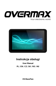 Manuál Overmax BaseTwo Tablet