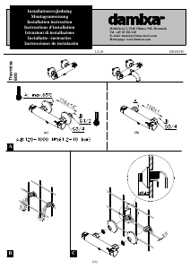 사용 설명서 Damixa 5750600 수도꼭지