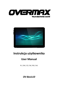 Manual Overmax Basis 10 Tabletă