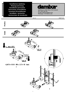 Brugsanvisning Damixa 6510000 Vandhane