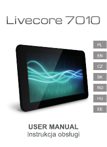 Manual Overmax LiveCore 7010 Tabletă