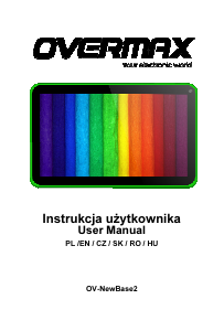 Návod Overmax NewBase 2 Tablet