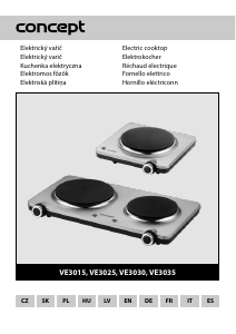 Manual de uso Concept VE3035 Placa