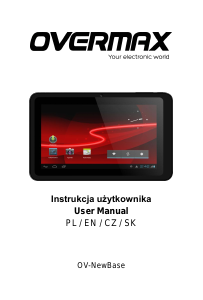 Manual Overmax NewBase Tablet