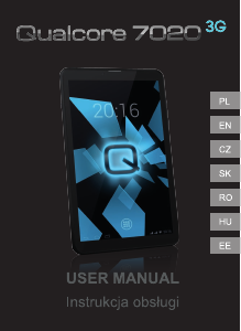 Manuál Overmax Qualcore 7020 Tablet