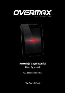 Manual Overmax Solution 7 Tablet