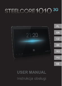 Instrukcja Overmax SteelCore 1010 3G Tablet