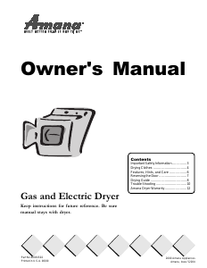 Manual Amana SLE332RAW Washing Machine