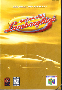 Handleiding Nintendo N64 Automobili Lamborghini