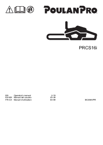 Handleiding Poulan PRCS16i Kettingzaag