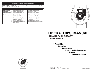 Manual Poulan PR500N21SH Lawn Mower