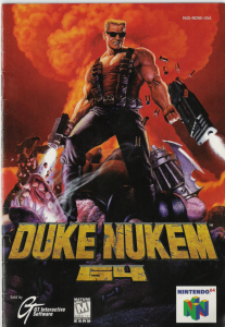 Handleiding Nintendo N64 Duke Nukem 64