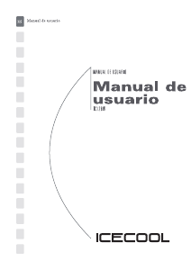 Manual de uso Icecool IC128W Lavadora