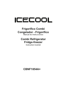 Manual de uso Icecool CBNF1854A+ Frigorífico combinado