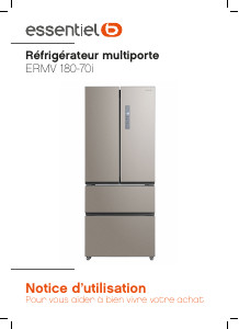 Mode d’emploi Essentiel B ERMV 180-70i Réfrigérateur combiné