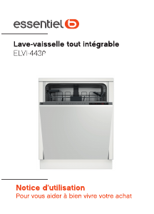 Mode d’emploi Essentiel B ELVI 443f Lave-vaisselle