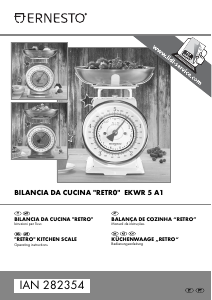 Manuale Ernesto IAN 282354 Bilancia da cucina