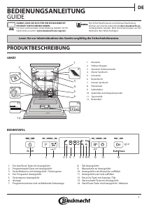 Bedienungsanleitung Bauknecht BKFC 3C32 C Geschirrspüler