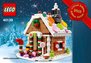 Handleiding Lego set 40139 Seasonal Gemberkoekhuis