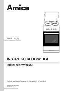 Instrukcja Amica 58EE1.20(W) Kuchnia