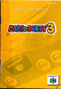Manual Nintendo N64 Mario Party 3