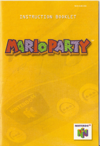 Manual Nintendo N64 Mario Party