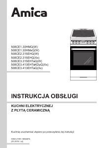 Instrukcja Amica 58CE3.413HTaKDpQ(Xx) Kuchnia