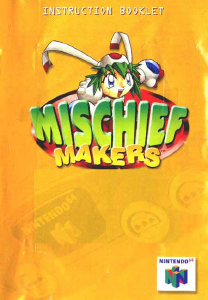 Manual Nintendo N64 Mischief Makers