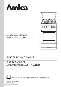 Instrukcja Amica 58GES2.33PaHZpTaAi(Xx) Kuchnia