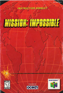 Manual Nintendo N64 Mission Impossible