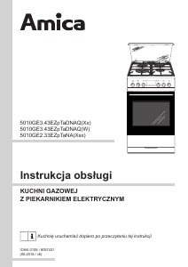Instrukcja Amica 510GE2.33ZpTaNA(Xsx) Kuchnia