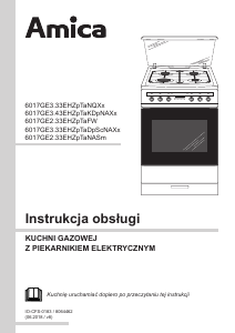 Instrukcja Amica 617GES2.33HZPTANA(BM) Kuchnia