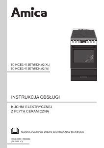 Instrukcja Amica 514CE3.413TsKDHaQ(XL) Kuchnia