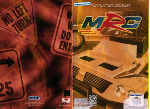 Manual Nintendo N64 MRC - Multi Racing Championship