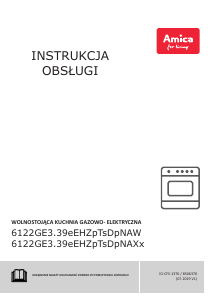 Instrukcja Amica 6123GED3.39HZpTsDpNA(Xx) Kuchnia