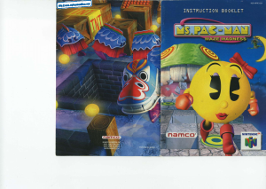 Manual Nintendo N64 Ms. Pac-Man - Maze Madness