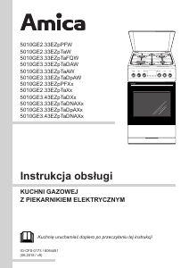 Instrukcja Amica 510GEH3.43ZpTaDNA(Xx) Kuchnia