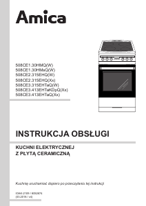 Instrukcja Amica 58CE3.315HTaQ(W) Kuchnia