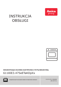 Instrukcja Amica 6118IED3.475HTaKDp(Xx) Kuchnia