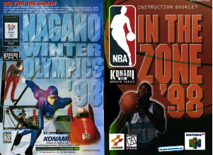 Handleiding Nintendo N64 NBA In the Zone 98