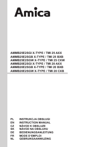 Bedienungsanleitung Amica AMMB25E2SGB X-Type Mikrowelle