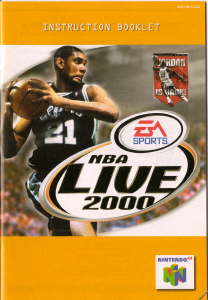 Manual Nintendo N64 NBA Live 2000