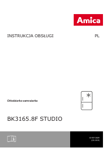 Instrukcja Amica BK3165.8F Studio Lodówko-zamrażarka